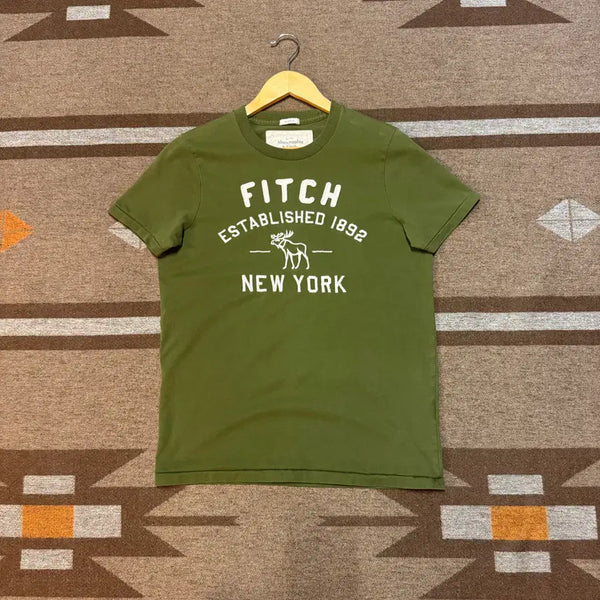 [BUNJANG] Abercrombie & Fitch Spell Out Short Sleeve T-Shirt L / 아베크롬비 스펠아웃 반팔 티셔츠 L
