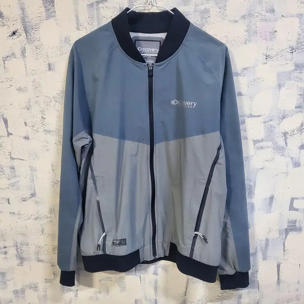 [BUNJANG] Discovery Expedition Color Block Windbreaker Jumper / 디스커버리 익스페디션 투톤 배색 바람막이 점퍼 100