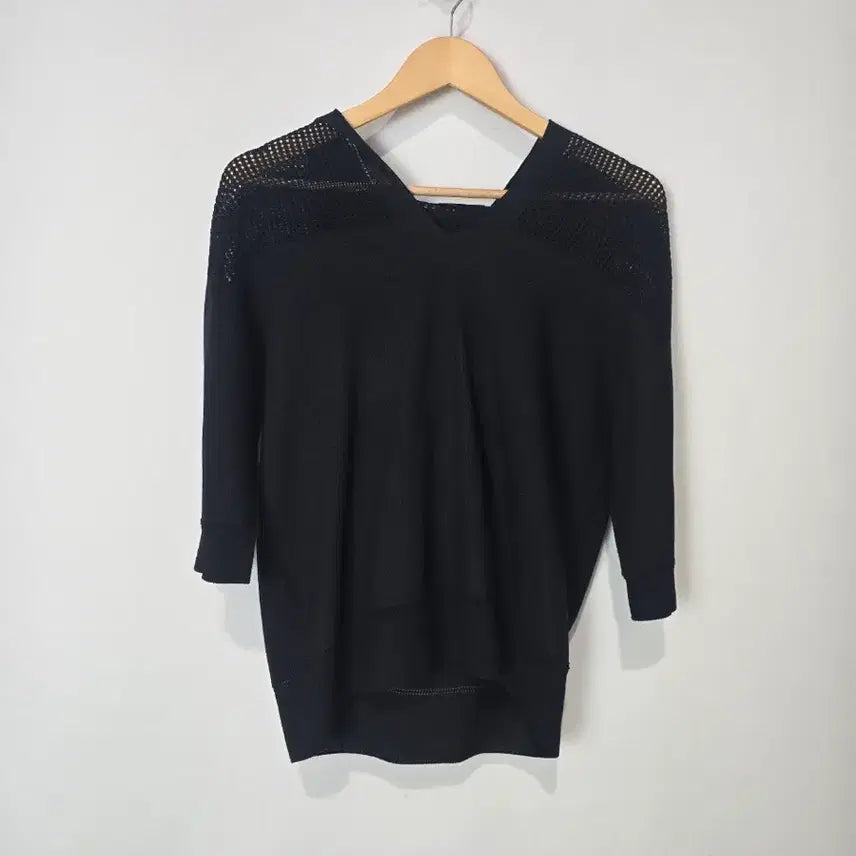 [BUNJANG] Time Hood Short-Sleeve Knit / 타임 후드 반팔 니트