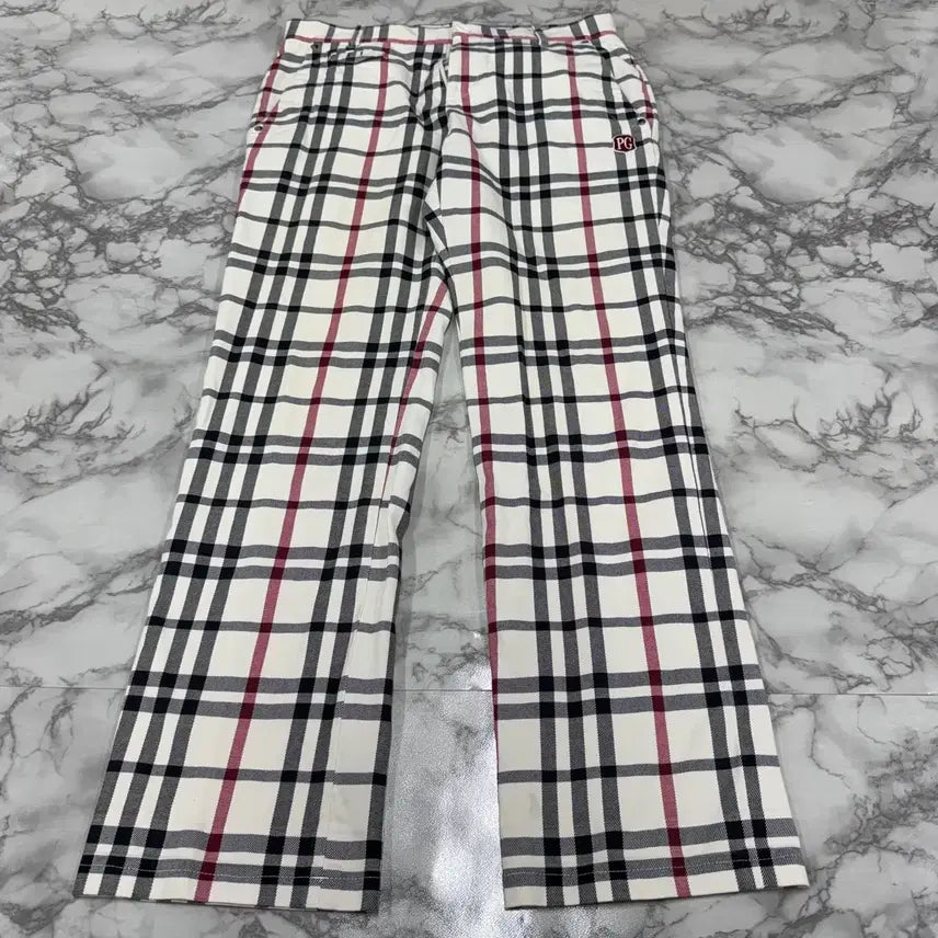 [BUNJANG] PEARLY GATES Check Pattern Pants Size 80 / 파리게이츠 체크 패턴 팬츠 80