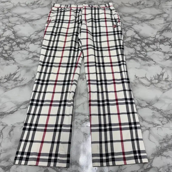 [BUNJANG] PEARLY GATES Check Pattern Pants Size 80 / 파리게이츠 체크 패턴 팬츠 80