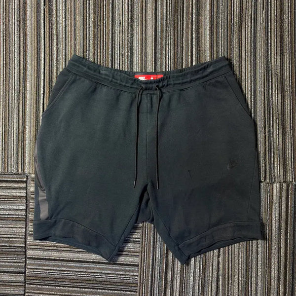[BUNJANG] Nike Tech Fleece Black Shorts / 나이키 테크 플리스 블랙 쇼츠