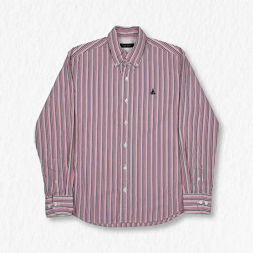 [BUNJANG] Beanpole Striped Shirt / 빈폴 스트라이프 셔츠