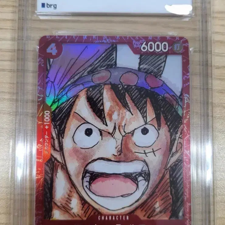 [BUNJANG] One Piece Film Red Luffy BRG Grade 9 Card / 원피스 일판 필름레드 루피 BRG9등급 카드 팔아요.