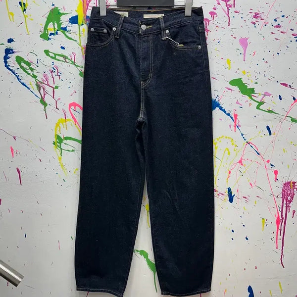 [BUNJANG] Levi's Premium Raw Denim Balloon Leg Jeans W25 L26 / 리바이스 프리미엄 생지 벌룬 레그 진 W25 L26