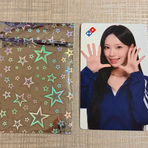 [BUNJANG] LE SSERAFIM Wonhee Domino's Pizza Photocard / 리센느 원이 도미노피자 포토카드 포카