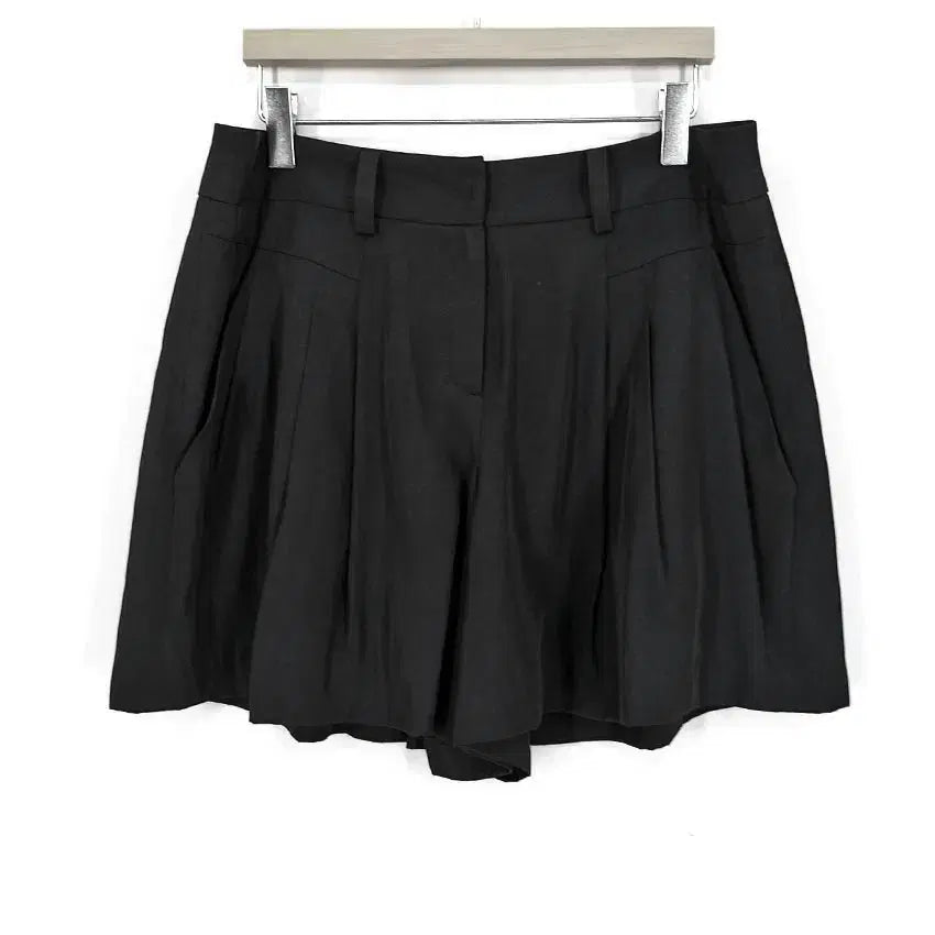 [BUNJANG] On&On Women's Summer Rayon Blend Shorts Black (HU46292) / 온앤온 여성 여름 레이온혼방 숏팬츠 블랙 (HU46292)