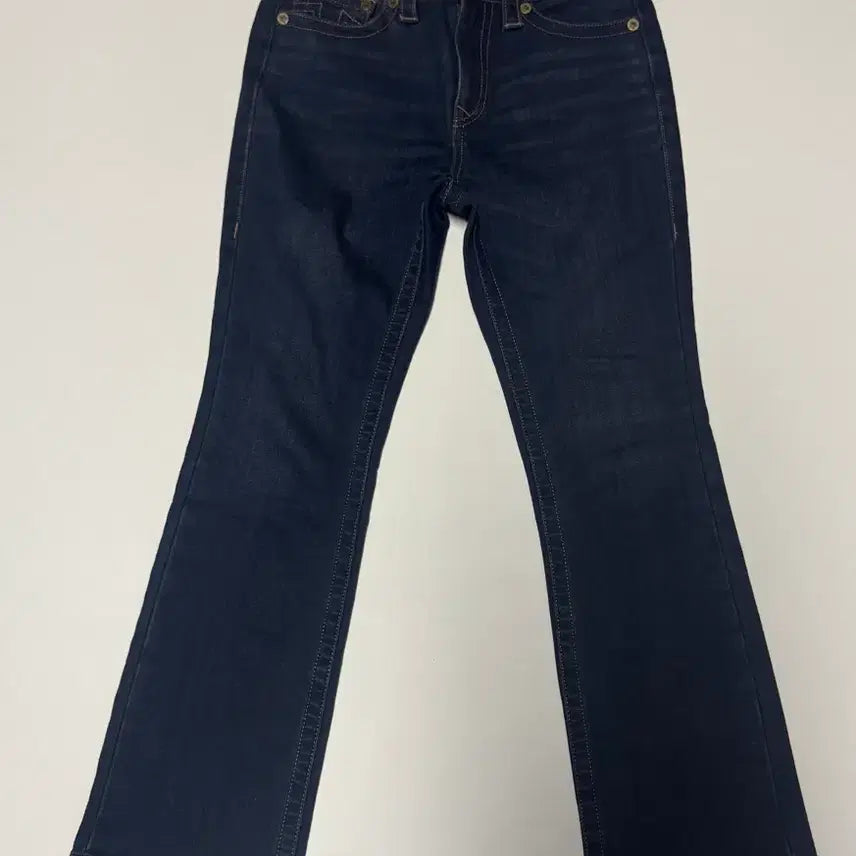 [BUNJANG] True Religion Vintage Dark Wash Bootcut Denim Pants / 여성 트루릴리전 빈티지 다크 워싱 부츠컷 데님 팬츠 27