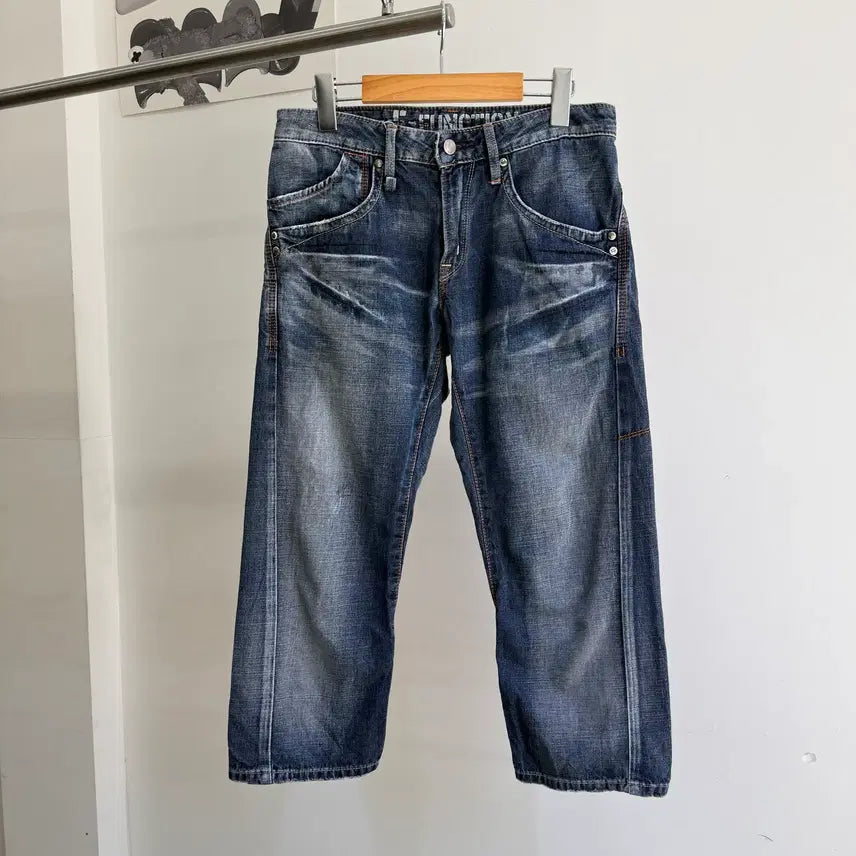 [BUNJANG] Edwin 7-Part Denim Pants / EDWIN 7부 데님 팬츠