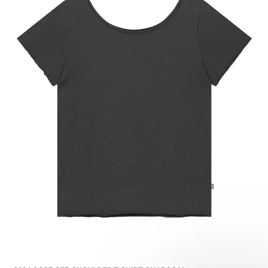 [BUNJANG] KOSEIO 038 Loose Off-Shoulder T-Shirt Charcoal / 코이세이오 038 LOOSE OFF-SHOULDER T-SHIRT CHARCOAL