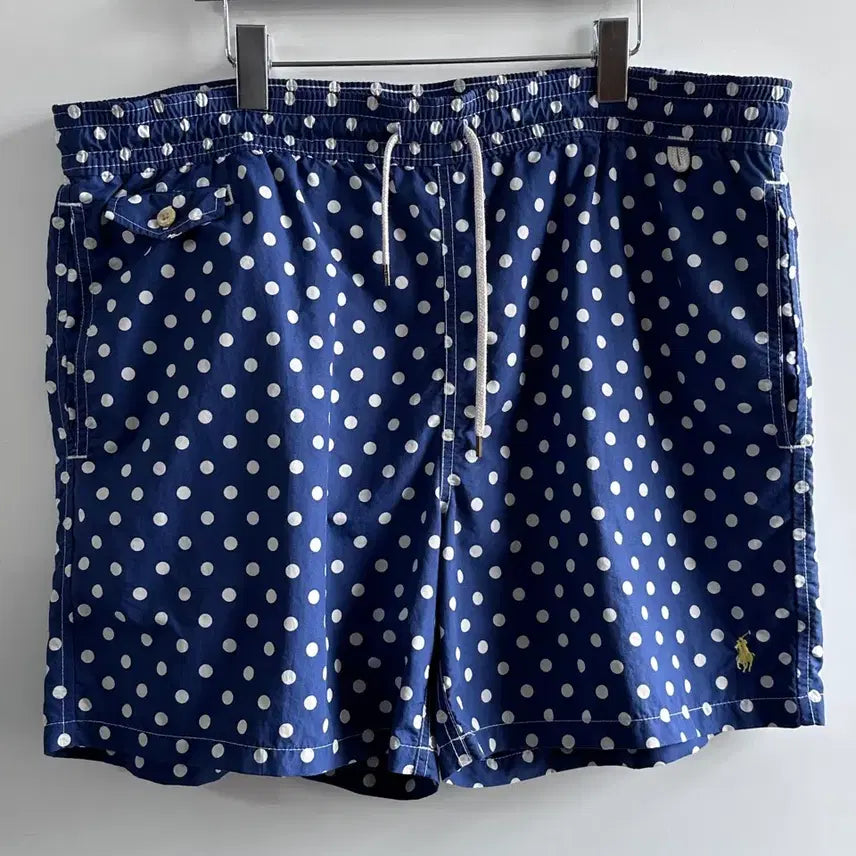 [BUNJANG] Polo Polka Dot Pattern Swim Pants XL / 폴로 도트패턴 스윔 팬츠 (vap.10)