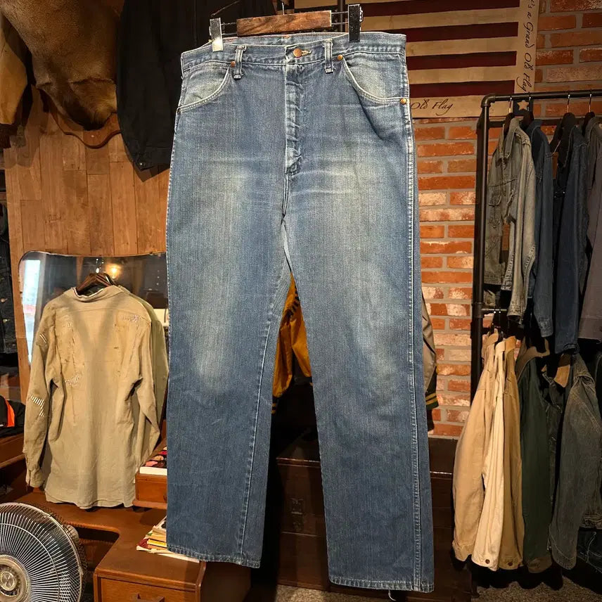 [BUNJANG] 70s USA Vintage Wrangler 13MWZ Denim Pants / 70s USA 빈티지 랭글러 13MWZ 데님 팬츠