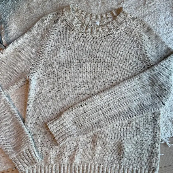 [BUNJANG] Monoha S/S Knit White/Ivory / [정품] 모노하(monoha) S/S 니트