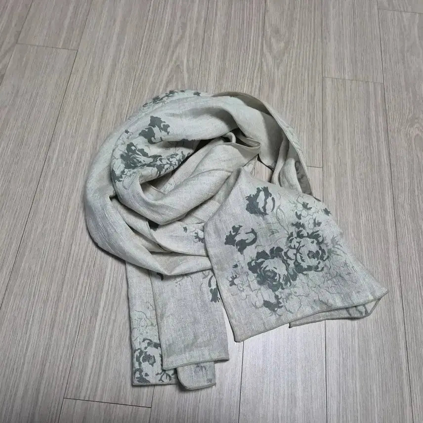 [BUNJANG] 100% Linen Luxury Scarf / 린넨100% 럭셔리 머플러