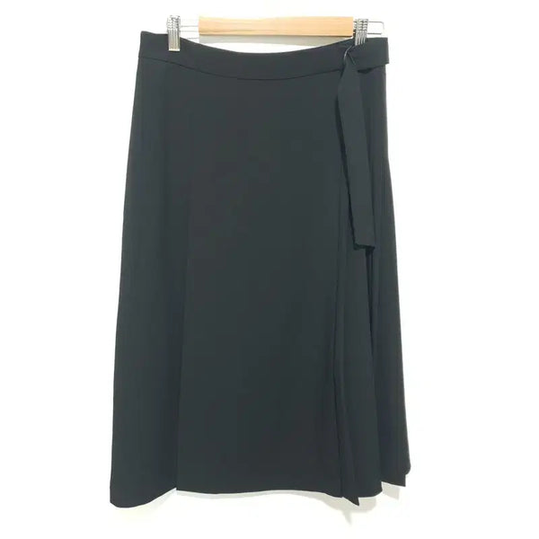 [BUNJANG] List Side Pleated Wrap Skirt S2320 / 리스트 사이드 플리츠 랩 스커트 66_S2320