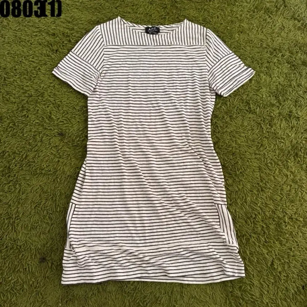 [BUNJANG] A.P.C. Striped Maxi Dress / A.P.C. 단가라 원피스