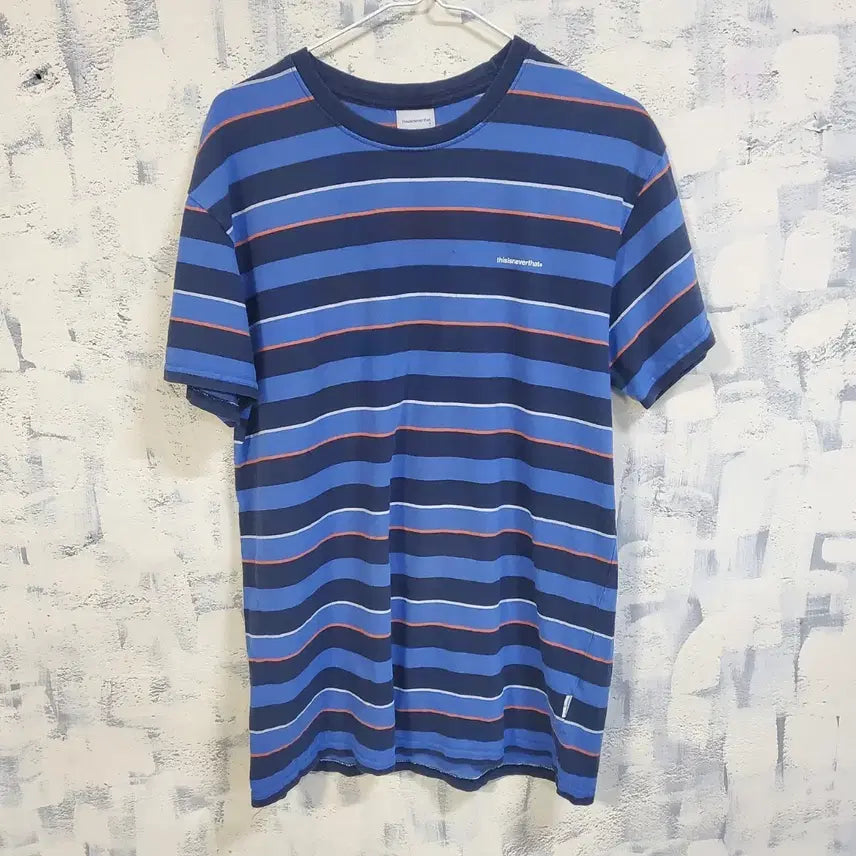 [BUNJANG] Thisisneverthat Stripe Short Sleeve T-Shirt - Medium / 디스이즈네버댓 스트라이프 반팔 티셔츠 M