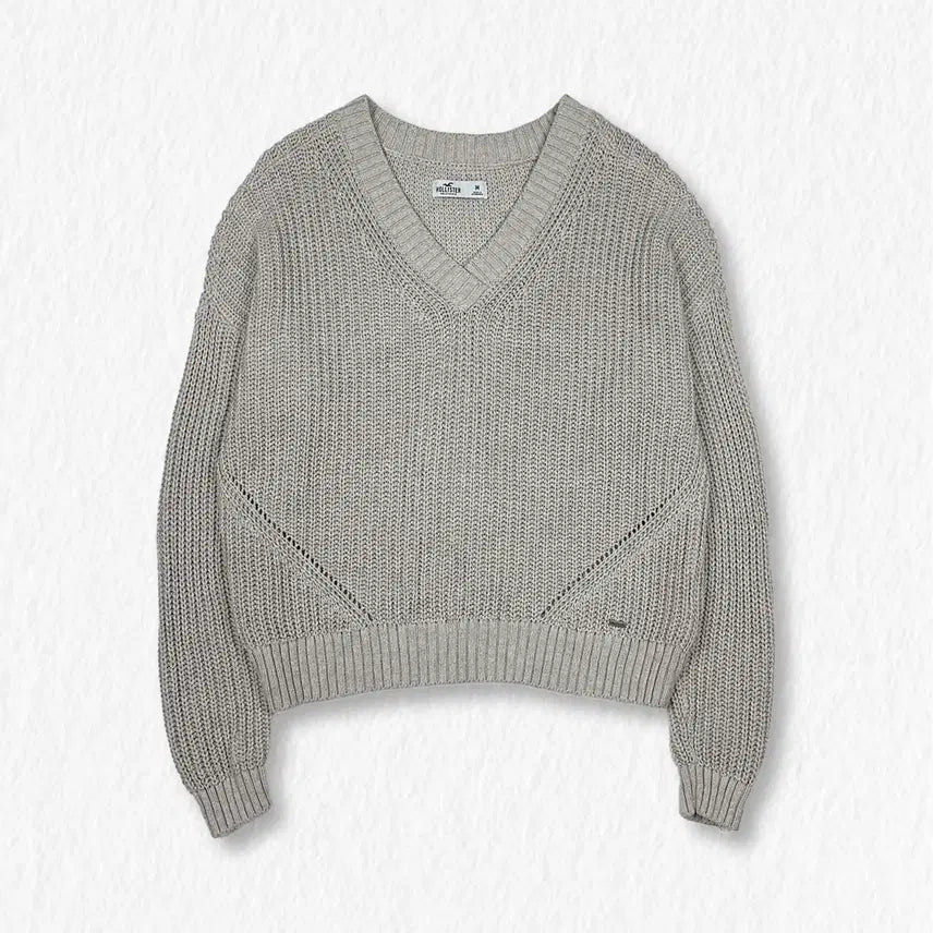 [BUNJANG] Hollister V-Neck Knit Top / 홀리스터 브이넥 니트