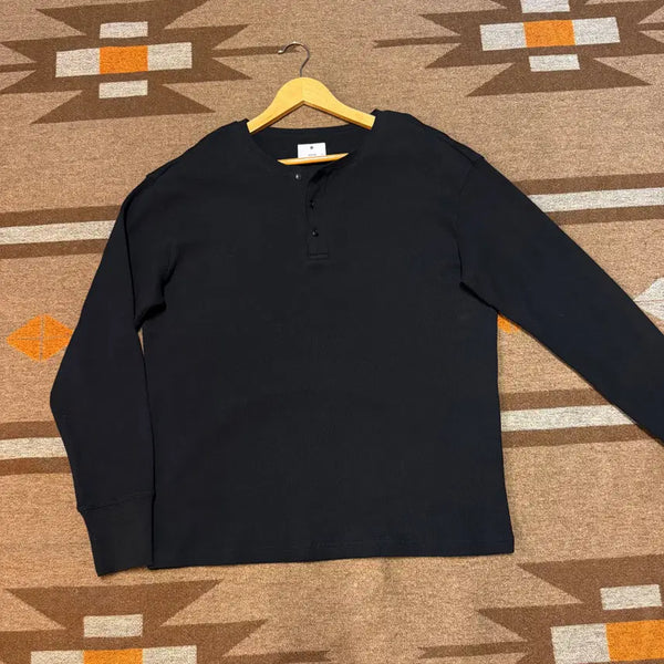 [BUNJANG] Heist Henryneck Long Sleeve L / 헤이스트 헨리넥 롱슬리브 L