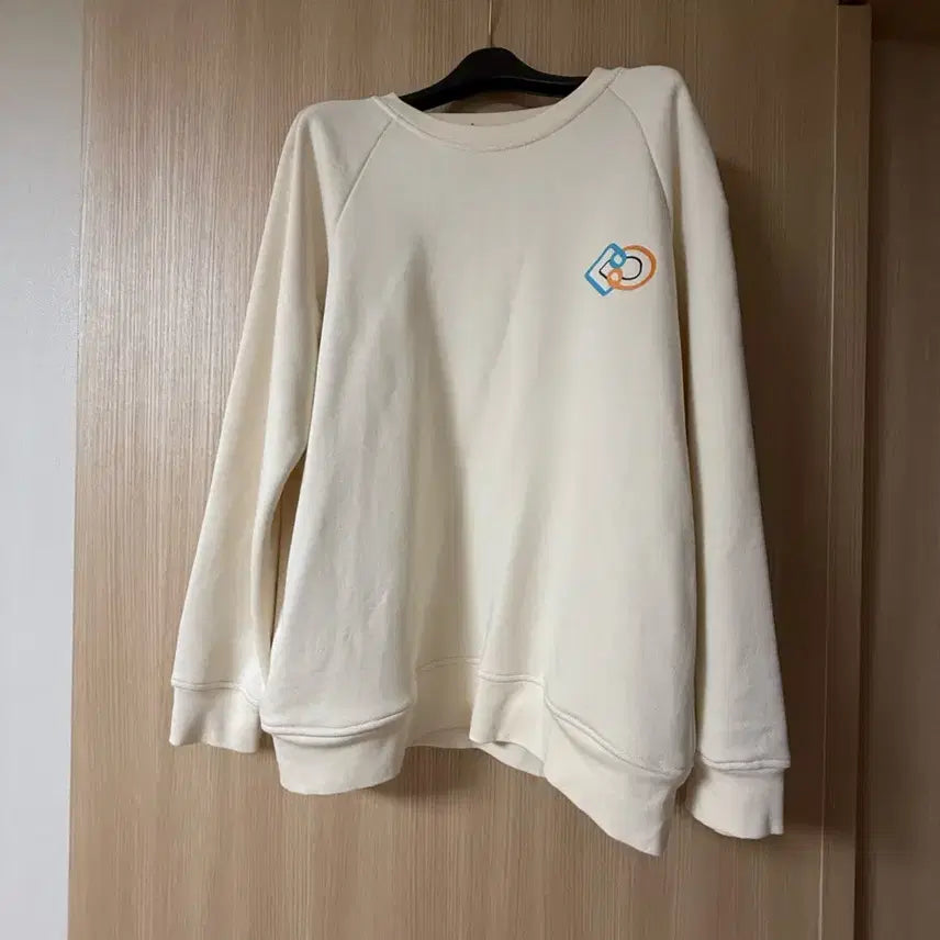 [BUNJANG] Lucky Chouette Sweatshirt Ivory Size M / 럭키슈에뜨 맨투맨