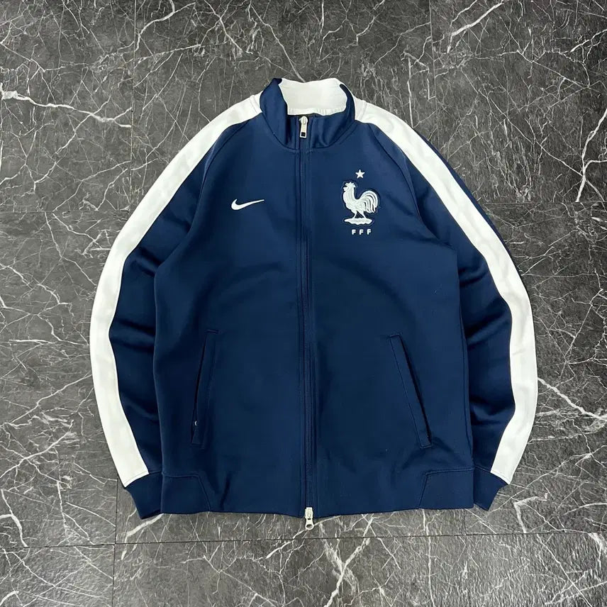 [BUNJANG] Nike Swoosh France 2014-2016 National Team Two-Way Track Top Jersey Jacket / 나이키 스우시 프랑스 14-16 국대 투웨이 트랙탑 져지자켓