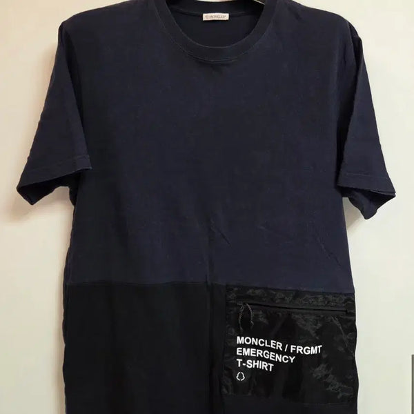 [BUNJANG] Moncler Fragment Hiroshi Fujiwara Emergency T-Shirt / 몽클레어 프라그먼트 이머전시 반팔티셔츠