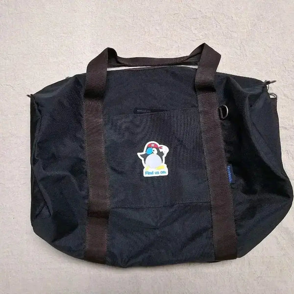 [BUNJANG] Facebook Penguin Eco Bag Black / 페이스북 펭귄 에코백 검정