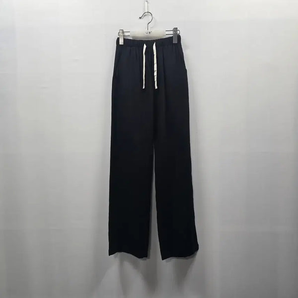 [BUNJANG] Wonlog Black Wide Fit Pants / 1883 [wonlog]블랙 와이드 핏 블랙 팬츠