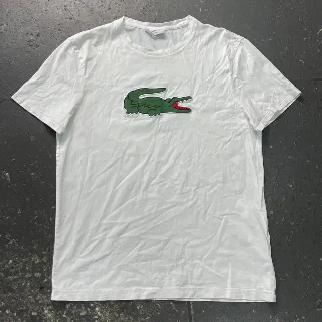 [BUNJANG] Lacoste Big Logo Short Sleeve T-shirt / 105 라코스테 빅로고 반팔
