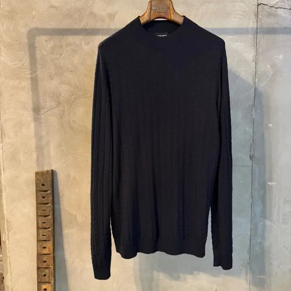 [BUNJANG] Giorgio Armani Men's Mohair Neck Knit (105) / 조르지오 아르마니 니트 남성100-105