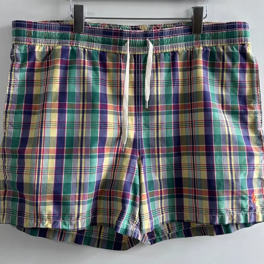 [BUNJANG] Polo Ralph Lauren Check Swim Shorts / 폴로 체크 스윔 쇼츠 (vap.36)