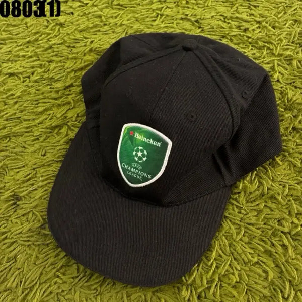 [BUNJANG] Heineken Champions League Black Ball Cap / 하이네켄 챔피언스리그 블랙 볼캡