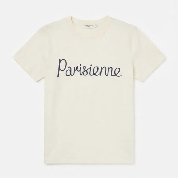 [BUNJANG] Maison Kitsuné Parisienne Short Sleeve T-Shirt Ivory / 메종키츠네 파리지엔느 반팔티 S 아이보리