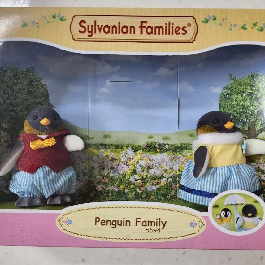 [BUNJANG] Sylvanian Families Penguin Family 5694 Mom & Dad Figures / 실바니안 펭귄 패밀리 5694 엄마아빠만