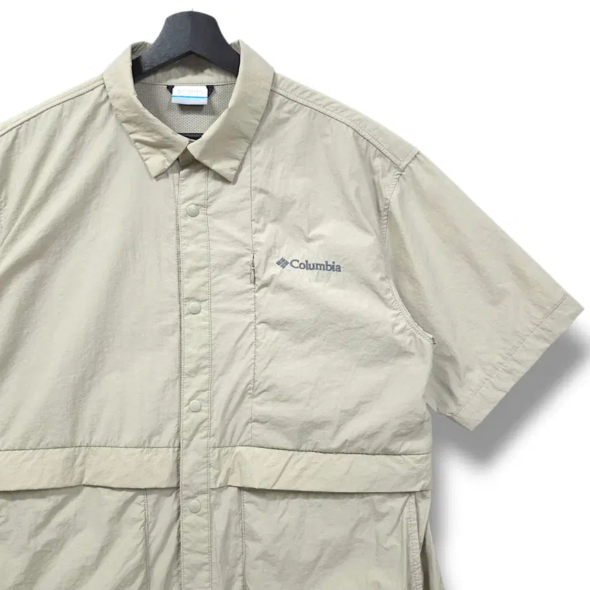 [BUNJANG] Columbia Beige Utility Outdoor Functional Short-Sleeve Shirt XL / [XL] 컬럼비아 베이지 유틸리티 아웃도어 기능성 반팔셔츠