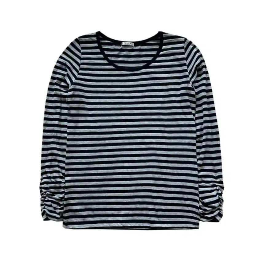 [BUNJANG] Black Long Sleeve Shirring Detail Shirt / black long sleeve