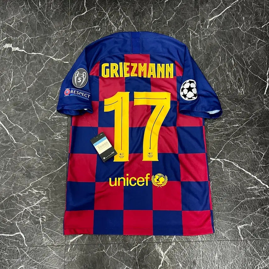 [BUNJANG] Nike Swoosh Griezmann Home Short Sleeve Jersey 19-20 M / 나이키 스우시 19-20 그리즈만 홈 반팔 유니폼 져지