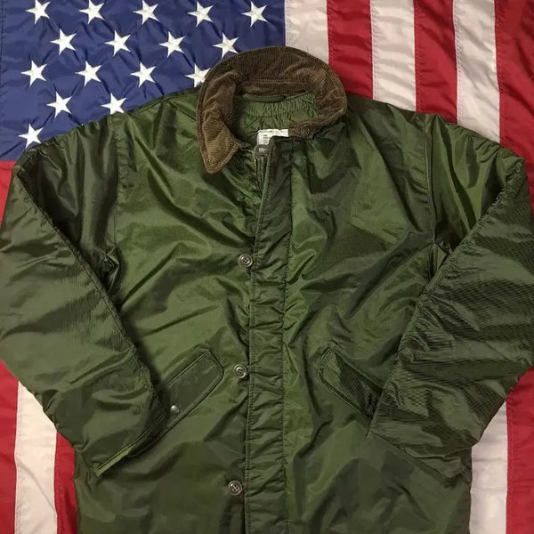 [BUNJANG] Alpha Industries 80's US Navy Deck Jacket (New) / 새제품 오리지날 80's 알파사 미해군 갑판병 임퍼미어블 덱자켓