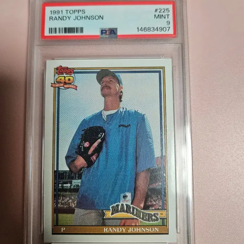 [BUNJANG] Randy Johnson 1991 Topps PSA 9 Graded Baseball Card / 랜디 존슨 PSA 9등급 1991 Topps