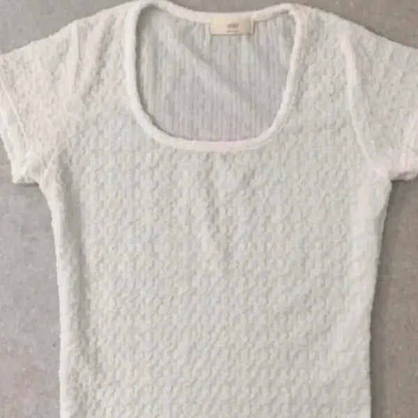 [BUNJANG] Short Sleeve T-Shirt White / 반팔 티셔츠 화이트