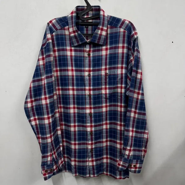[BUNJANG] Daks Check Shirt Size 105 / 닥스 체크 남방 105
