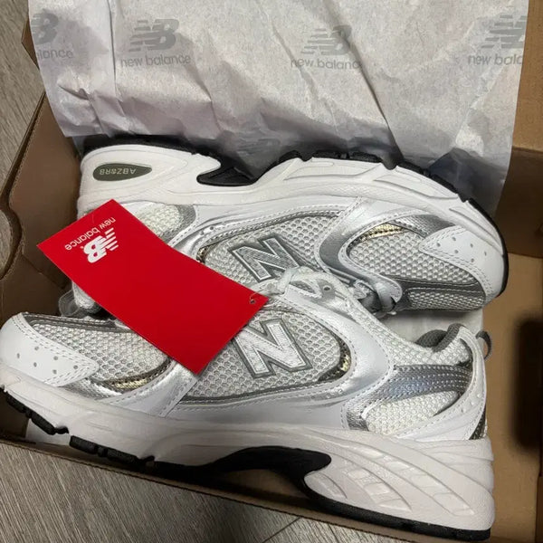 [BUNJANG] New Balance 530 Silver White Sneakers / 뉴발란스 530 실버 화이트 230사이즈 새상품
