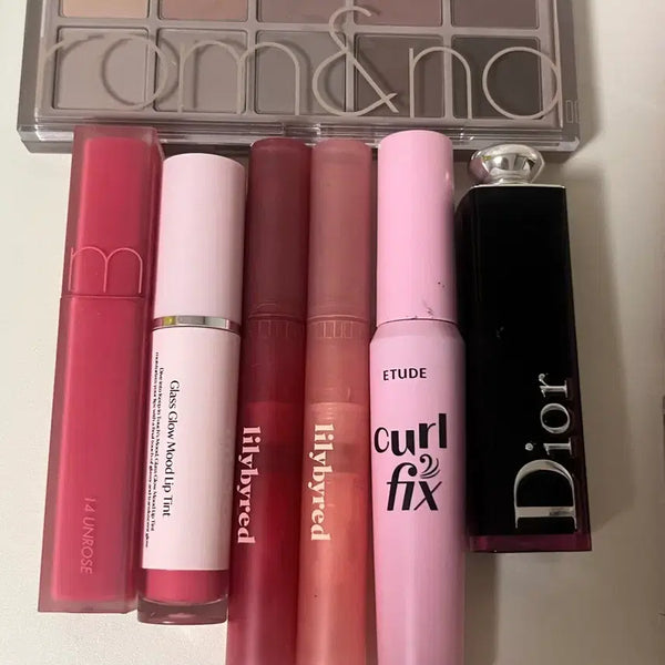 [BUNJANG] Rom&nd, Keepintouch, Lilybyred, Etude, Dior Warm Tone Makeup Bundle Set / 웜 화장품 일괄