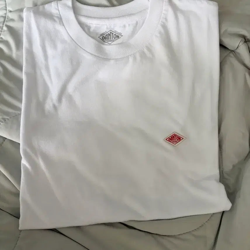 [BUNJANG] DANTON Short Sleeve T-Shirt White / 새상품)단톤 반팔티 화이트