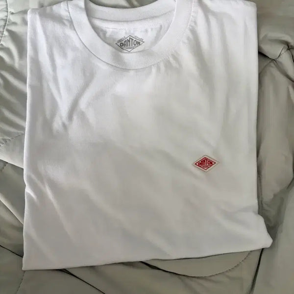[BUNJANG] DANTON Short Sleeve T-Shirt White / 새상품)단톤 반팔티 화이트