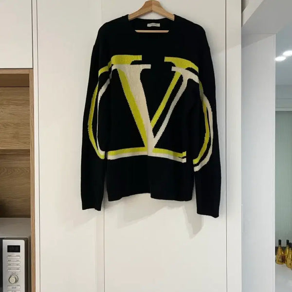 [BUNJANG] Valentino VLogo Knit Sweater XXL / 발렌티노 브이로고 니트