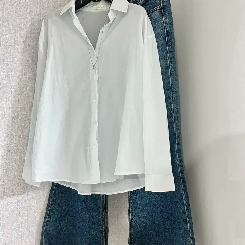 [BUNJANG] Aing Summer Loose Fit Shirt Mint / 도매택 아잉 여름 루즈핏 셔츠 민트