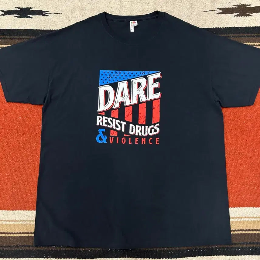 [BUNJANG] Vintage Dare Short Sleeve T-Shirt XL / 빈티지 dare 반팔티