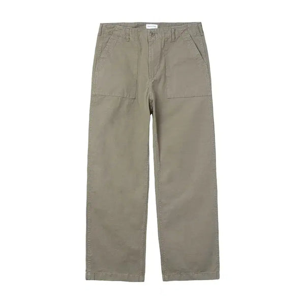 [BUNJANG] Steadyeverywhere Regular Cotton Fatigue Pants (Light Olive) / [4] 스테디에브리웨어 레귤러 코튼 퍼티그 팬츠 (라이트 올리브)