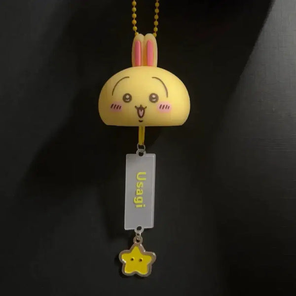 [BUNJANG] Nagano Usagi Lantern Wind Chime Keychain / 나가노 먼작귀 우사기 풍등 풍경 후우링 키링